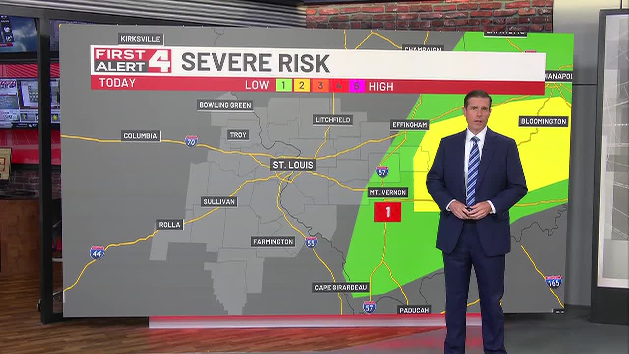 Rain and Storms Forecast for St. Louis, With Cooler, Windier Friday