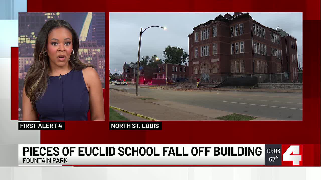 Vacant Euclid School Building Suffers Partial Collapse in Fountain Park Neighborhood