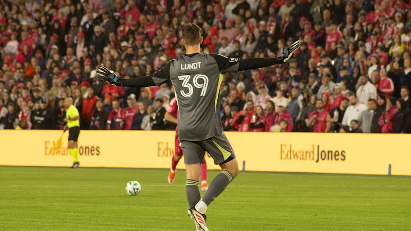 CITY SC's goalkeeper Ben Lundt on March 15 in a match against Seattle.