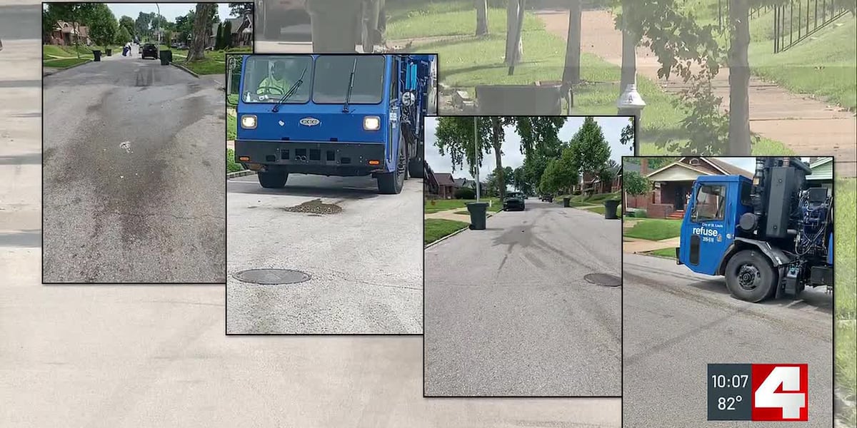 Leaky trash truck that was repaired after First Alert 4 report is leaking foul-smelling liquid again