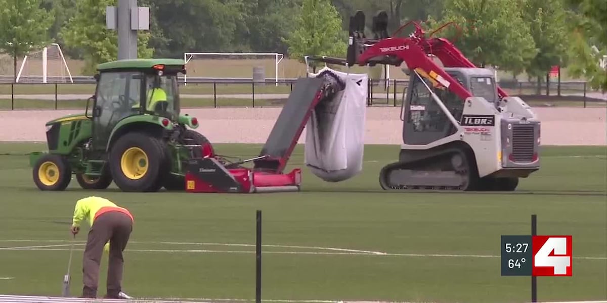 Crews work to repair Creve Coeur soccer park in time for June tournament