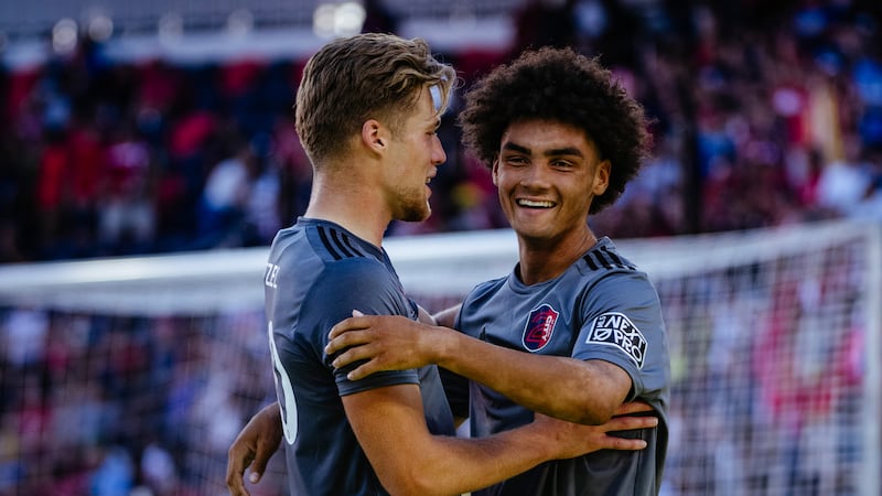 Michael Wentzel (left) and Mykhi Joyner (right) have been named to the MLS NEXT Pro Best XI.