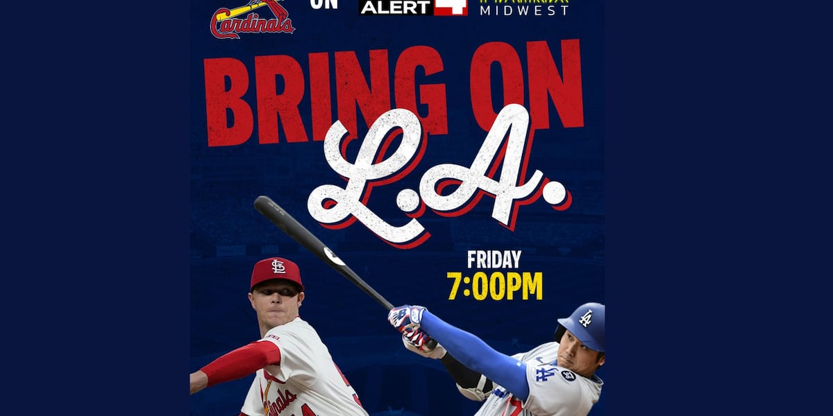 Watch the Cardinals take on Ohtani & the Dodgers on First Alert 4 & Matrix Midwest