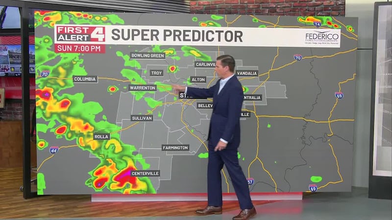 Sunday: The rain chance is not gone, but lower for Sunday. The timing on more widely scattered...