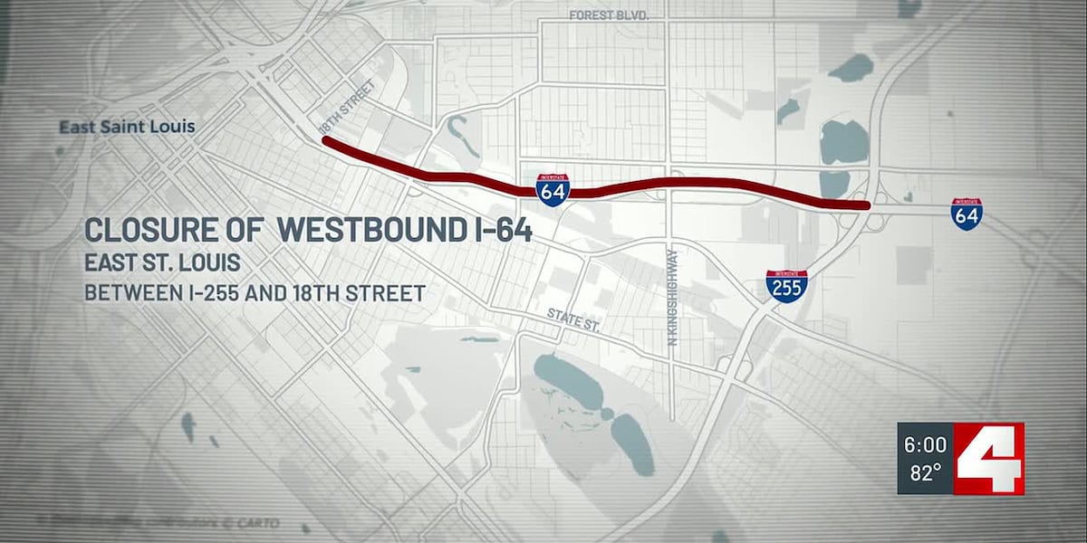Metro East drivers report delays, safety concerns after I-64 closure