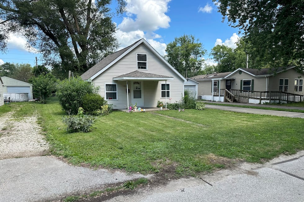 FILE - Sonya Massey's home, the scene of her fatal shooting, stands Thursday, July 18, 2024,...