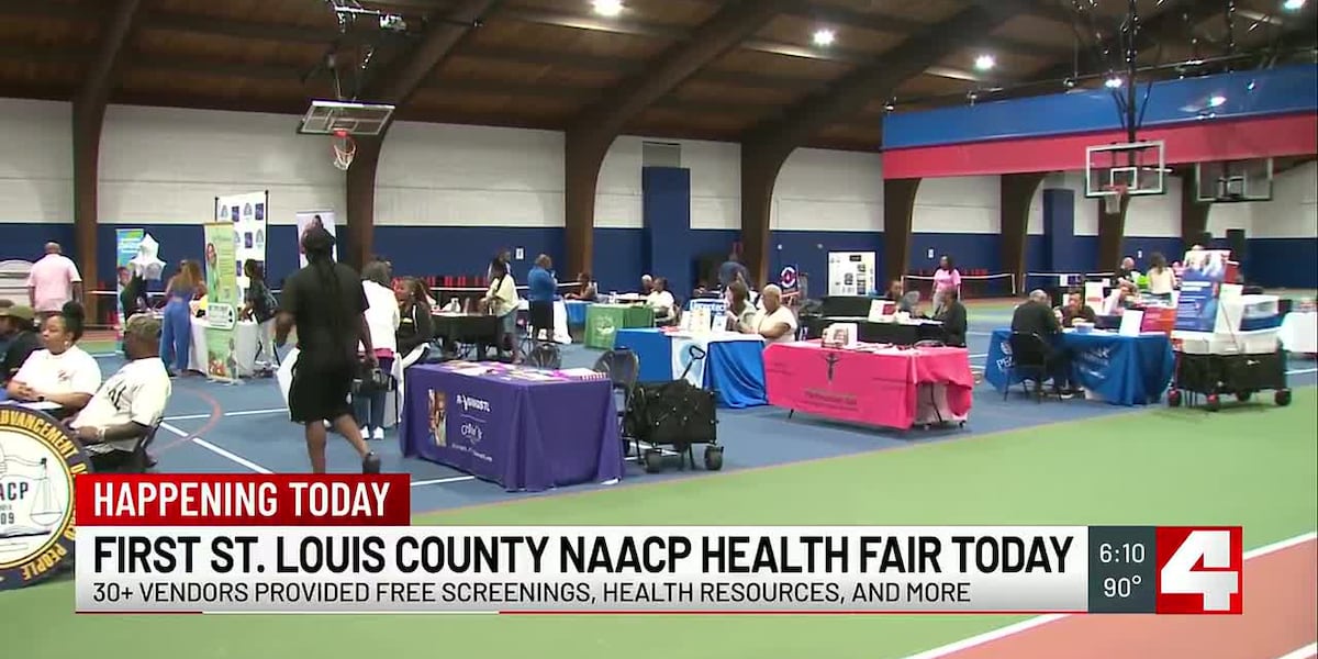 Hundreds attend inaugural St. Louis County NAACP health fair in Dellwood