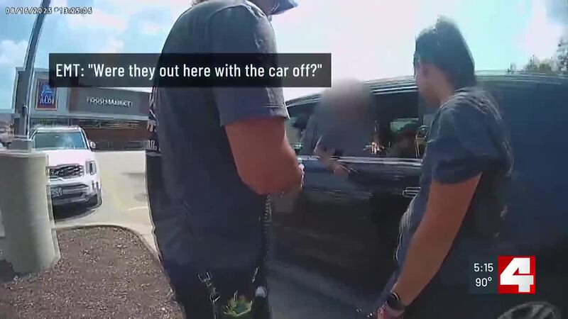 BODY CAM: St. Ann police arrest father accused of leaving two kids in hot car over the weekend