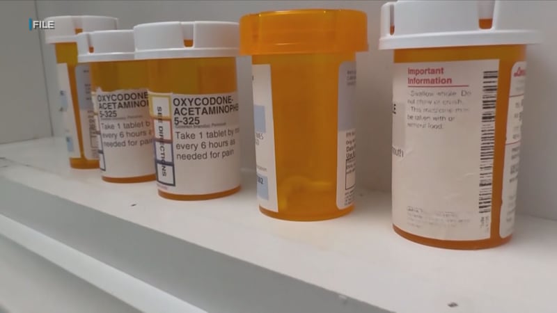 Bottles of Oxycodone pills(file)