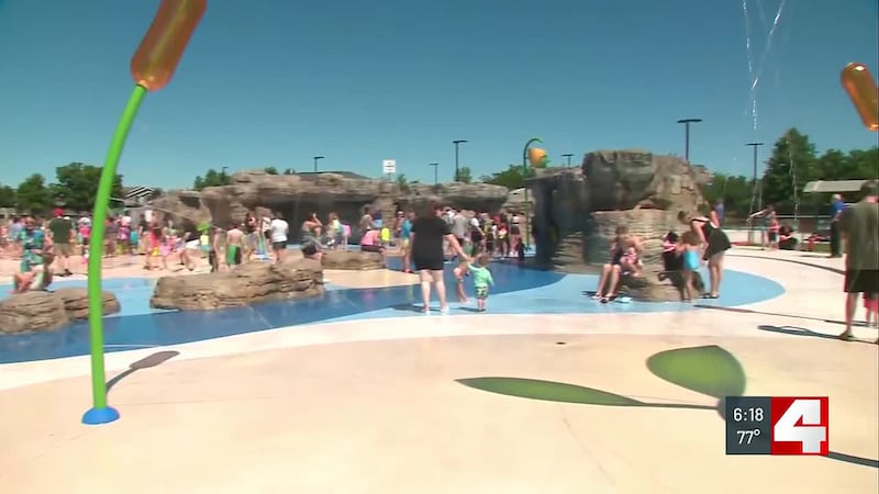 New splash pad at Kinetic Park closed after multiple children injured