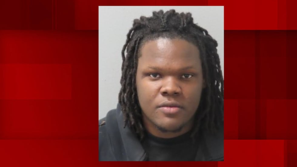 Larreon Thompson is accused of driving recklessly and nearly hitting a St. Louis police officer