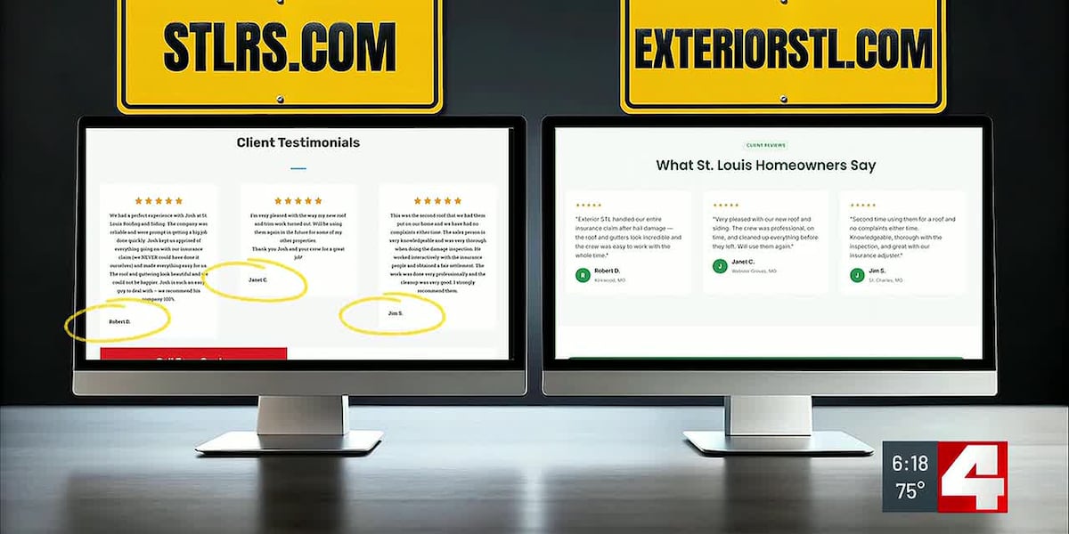 AI used to clone St. Louis County roofing company's website