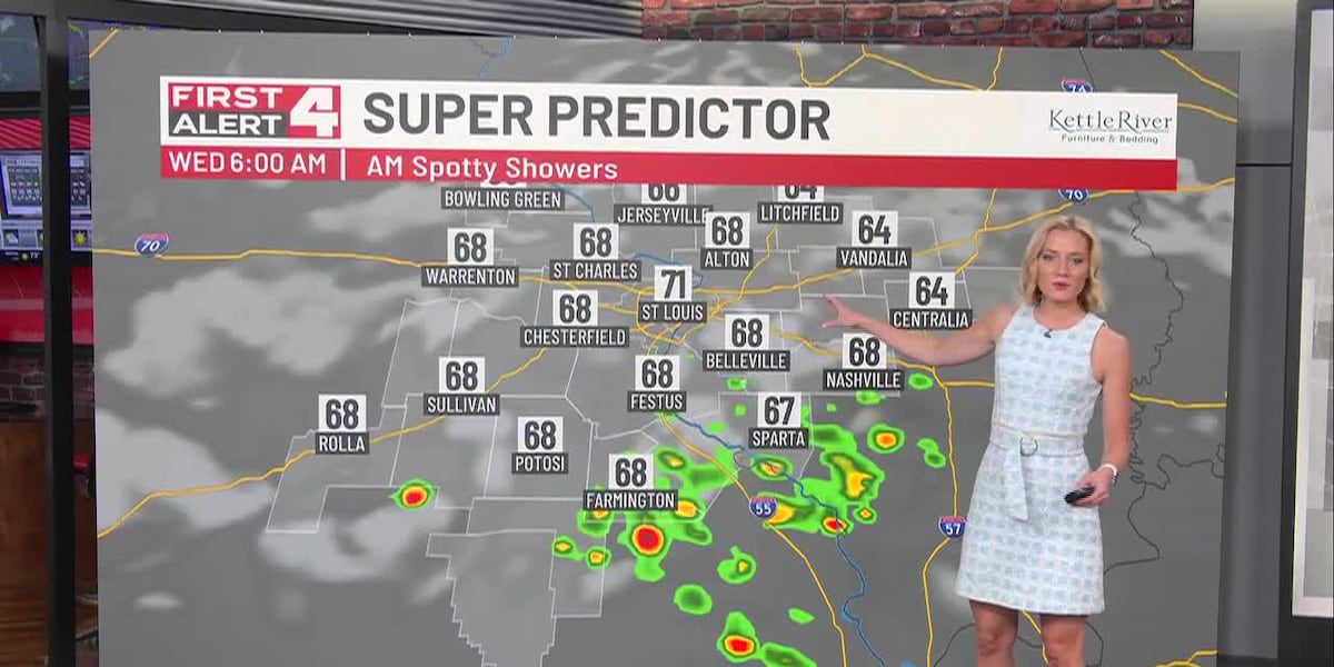 Mild Tonight - Wednesday Brings Scattered Showers & Storms