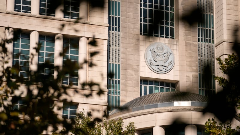 Thomas F. Eagleton United States Courthouse federal building is shown Thursday, Oct. 10, 2024,...
