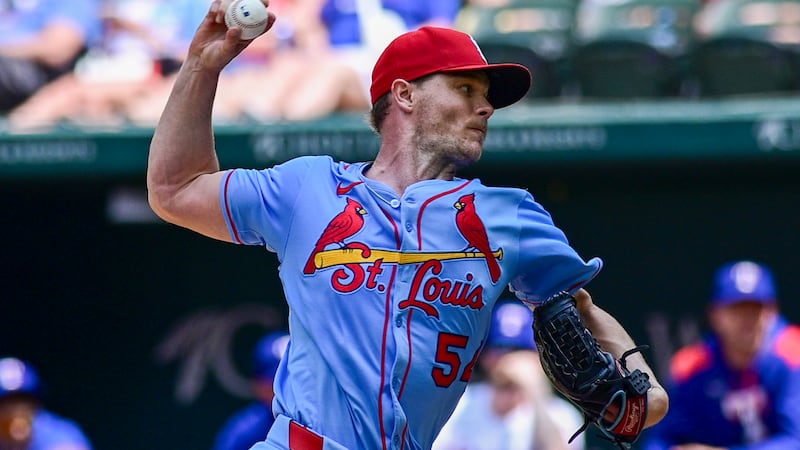 St. Louis Cardinals starting pitcher Sonny Gray throws a pitch during the first inning of a...