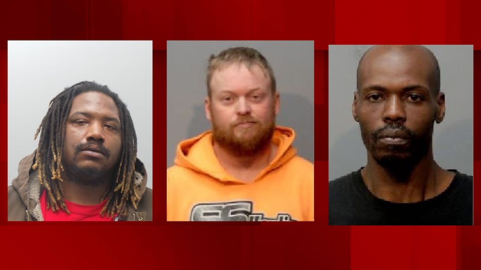 Marty Shaw (left), Sammy Schafer, and Gary Johnson were charged in an alleged murder-for-hire...