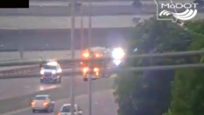 All westbound lanes of Interstate 44 in South City were closed after a crash Friday evening.