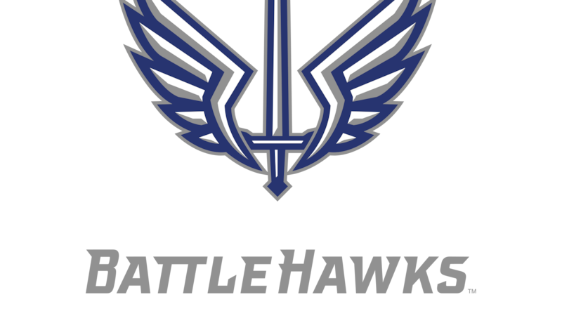 Logo of the UFL team the St. Louis BattleHawks