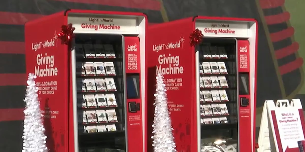 Machine That Help Community Local giving machines help provide for those in need