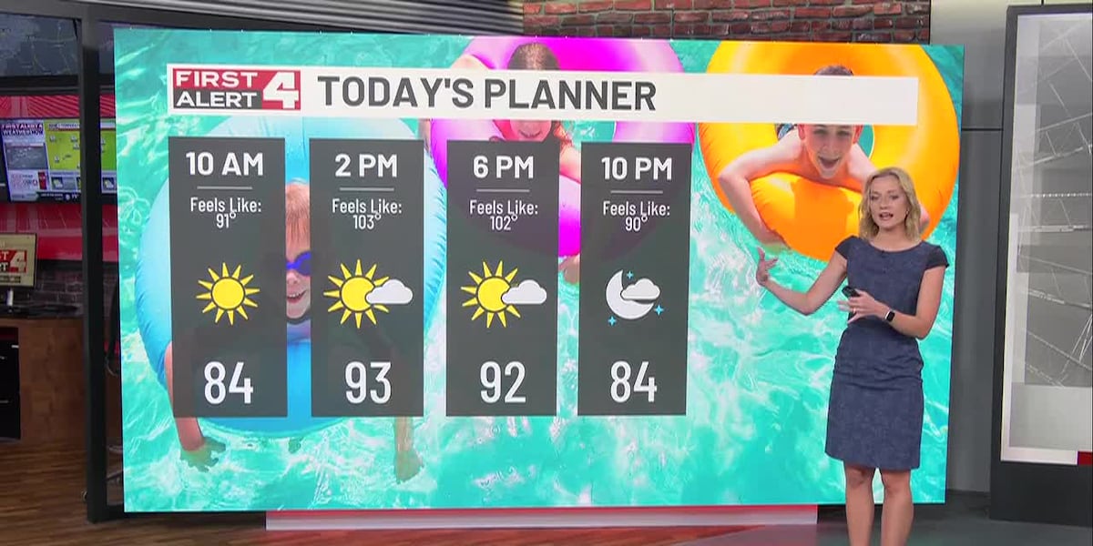 First Alert Weather Days Through Wednesday - Extreme Heat Warning In Effect