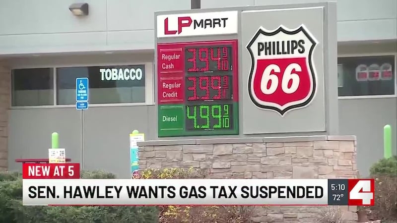 Hawley calls for suspended federal gas tax