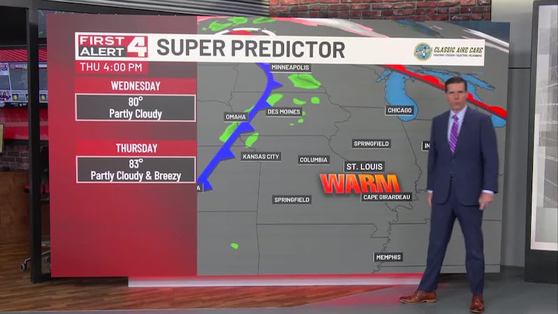 Warmer 80s On The WayStorms Thursday Night & Friday