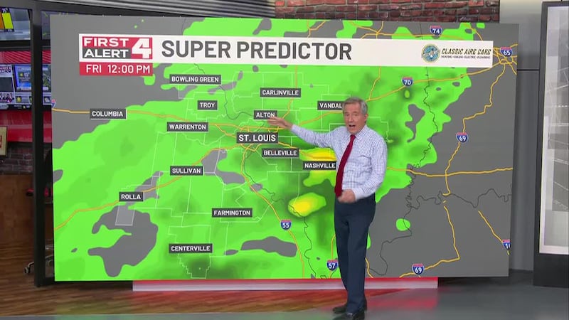 Kent is tracking rain for Friday