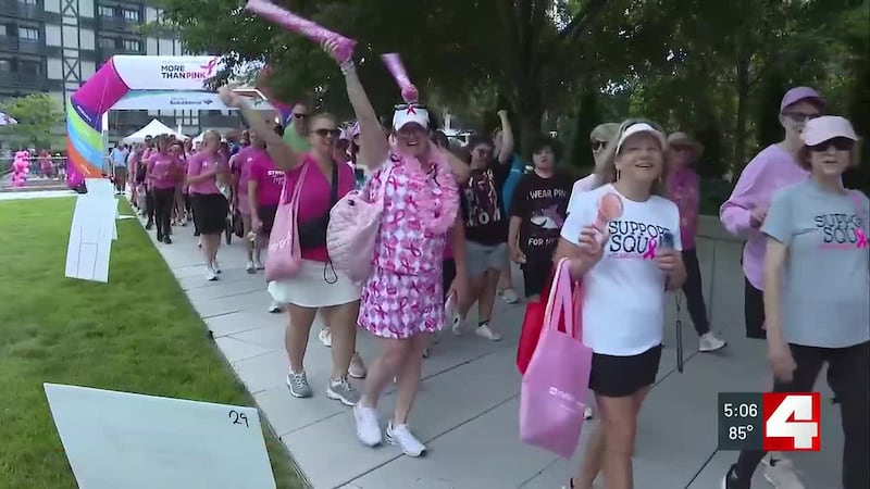 Hope is the message as hundreds walked in support to end and cure breast cancer at Westport...