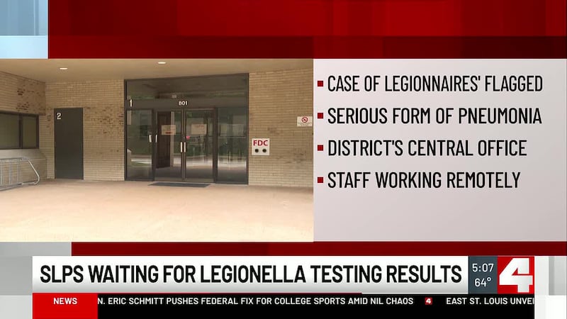 St. Louis Public Schools said they expect to receive additional test results Tuesday as they...