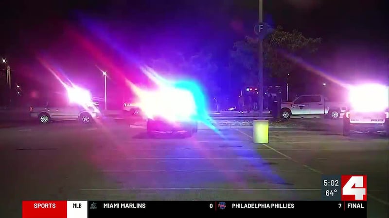 Officials are investigating a shooting at the Emerson Park Station.