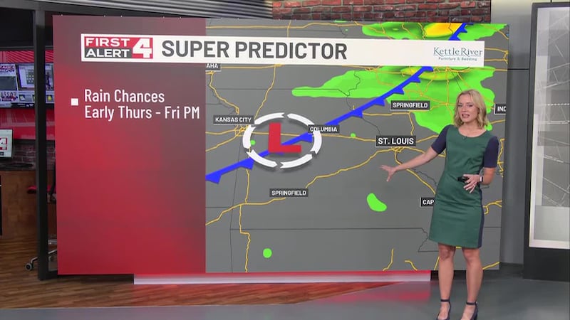 Turning Sunny Today! Rain Chances Late This Week