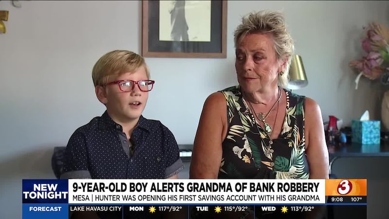 A 9-year-old boy who had saved $160 to open his first bank account helped get his grandmother...