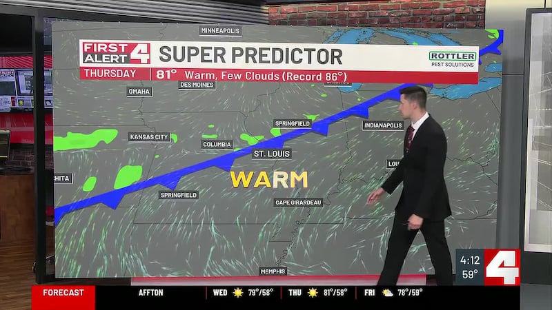 Sunny & Warm Today, Weekend Scattered Showers